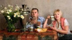 Photo of tea in the kitchen