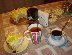 Photo of tea in the kitchen