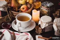 Photo of tea in the kitchen