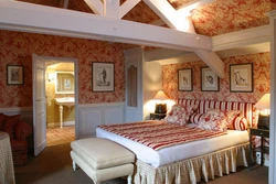 Bedroom design in country style