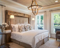 Bedroom design in country style