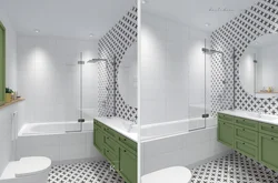 Bath tile photo scandinavian style