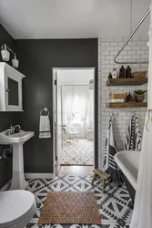 Bath tile photo scandinavian style