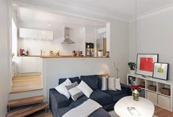 Apartment design kitchen studio bedroom