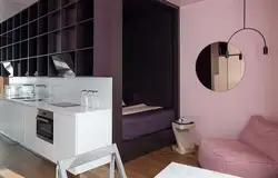 Дизайн квартиры кухня студия спальня