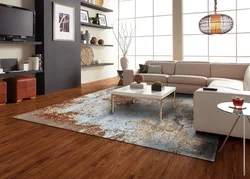Floor color in the living room photo