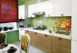 Kitchen design green apron