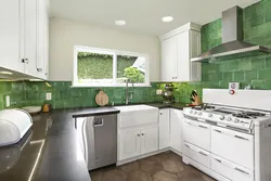 Kitchen Design Green Apron
