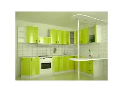Lime color in kitchen design
