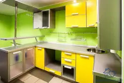 Lime color in kitchen design