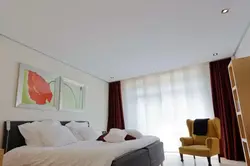 Fabric ceiling in the bedroom photo