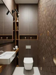 Vannasiz lavabo bilan hojatxonaning ichki qismi
