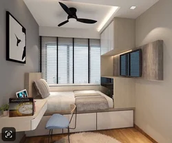 Bedroom interior for one person