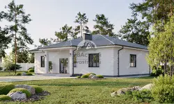 Фото одноэтажных домов до 100 кв м с двумя спальнями