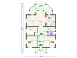 Photos of one-story houses up to 100 sq m with two bedrooms