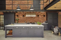 Loft kitchens in the interior corner
