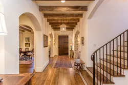 Mediterranean hallway interior