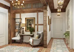 Mediterranean hallway interior