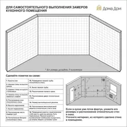 Замеры и дизайн проект кухни