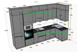 Замеры и дизайн проект кухни