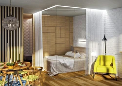 Curtains for the bedroom and living room photo