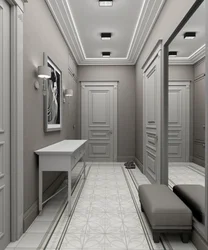 Photo of floors in a narrow hallway