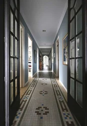 Photo of floors in a narrow hallway
