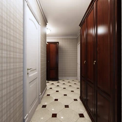 Photo of floors in a narrow hallway