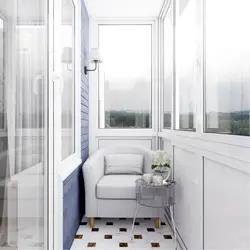 And glazing of balconies and loggias photo design