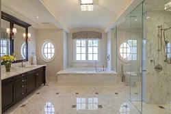 Mərmər döşəmə hamam dizaynı