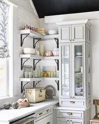 Open Shelves In The Kitchen Photo