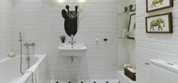 Hog tile in the bathroom photo design