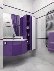 Photo purple bathtub with flowers