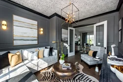 What is the fashionable living room interior