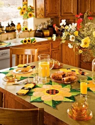 Photo of flowers at home in the kitchen