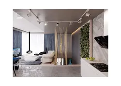 Track lamps in the bedroom design