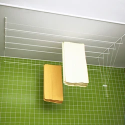 Clothes Dryer Design In The Bathroom
