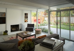 Living Room Interior With Access To The Terrace