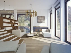 Living Room Interior With Access To The Terrace