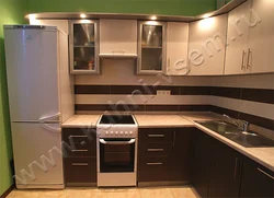 Corner kitchens 8 sq m photo