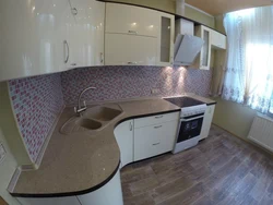 Corner kitchens 8 sq m photo
