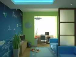 Bedroom with balcony design for teenagers