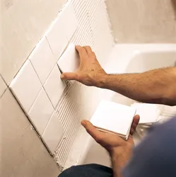 How to lay tiles in the bathroom photo