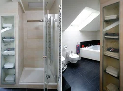 Built-in bathroom cabinets photo