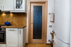 Kitchen interior with two doors