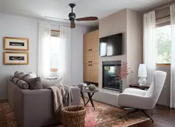 Interior furniture arrangement living room