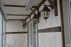 Photo of lamps on the loggia