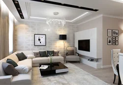 Interior Design Of Living Room At Home Photo