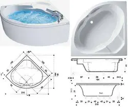 Тарҳи андозаҳои ваннаҳои кунҷӣ