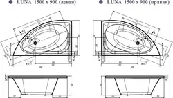 Corner Baths Dimensions Design
